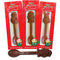 Albert's Belgian Milk Chocolate Hot Cocoa Stirring Spoons Assorted Holiday Characters, Christmas
