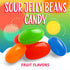 2-Pound Pack Sour Jelly Beans Candy | | Zesty Fruit Flavors | Sour Candy | Bulk Jelly Beans | Orange, Grape, Fruit