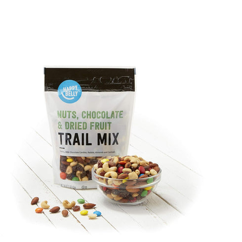 1 (Pack 1) Amazon Brand - Happy Belly Nuts, Chocolate & Dried Fruit, Trail Mix, pound