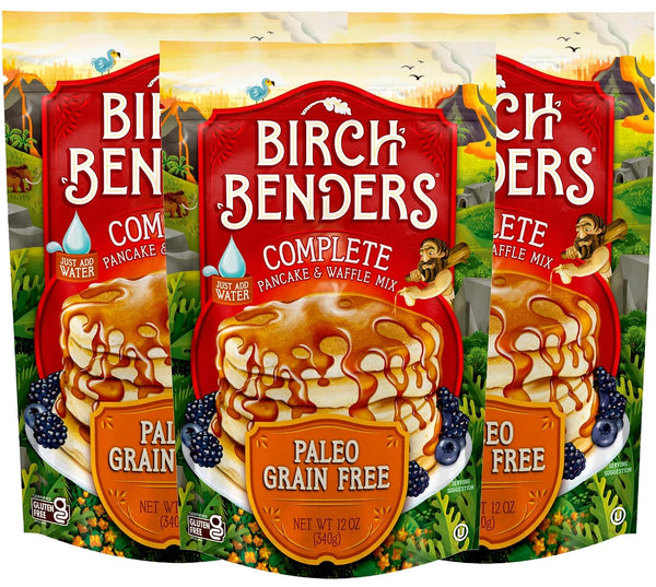 Paleo Pancake and Waffle Mix by Birch Benders, Made with Cassava, Coconut,