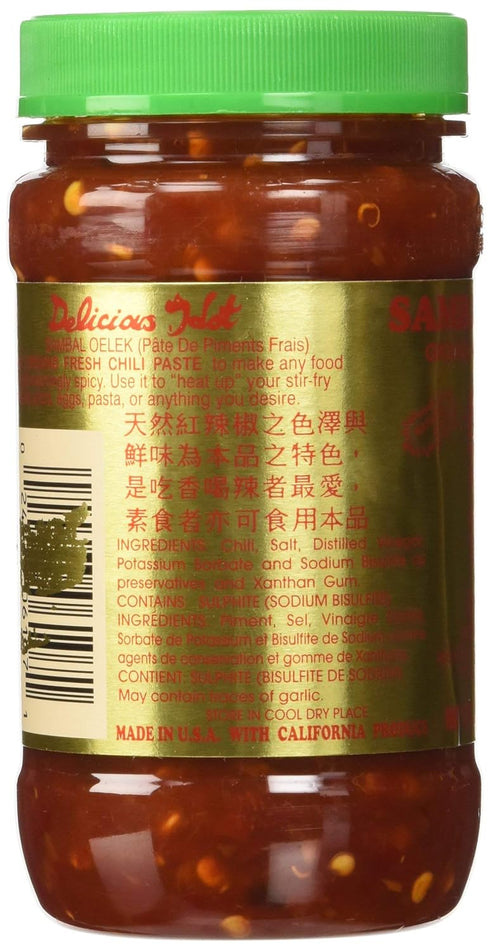 Huy Fong 8 Oz Huey Fong Sambal Oelek Chili Paste