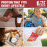 Pack 7-10g (10 Count) KiZE Energy Bars - Best Sellers Variety - Gluten Free, Dairy Free Options, Non-GMO, and High