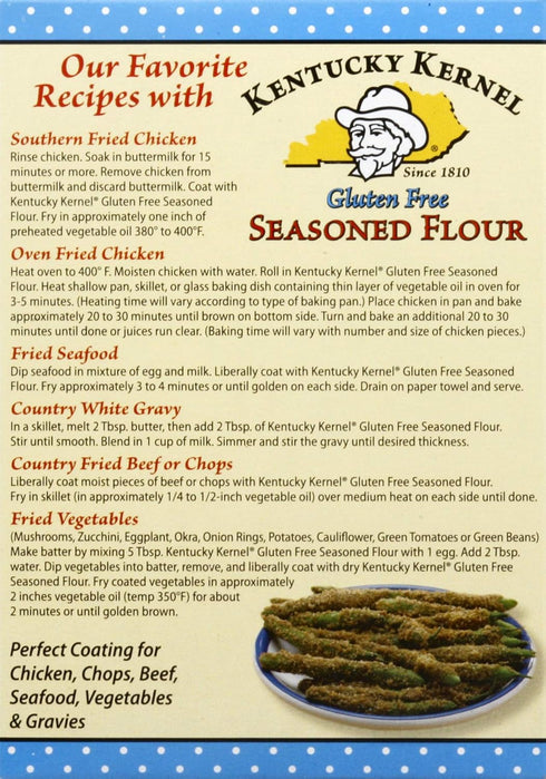 10 Kentucky Kernel Gluten Free Seasoned Flour, Ounce