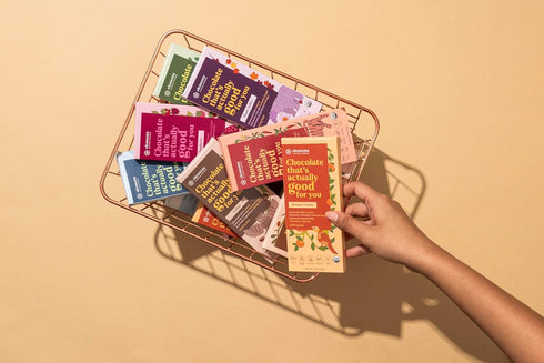 50g (Pack 4) Elements Truffles Filter Coffee Flavoured Dark Chocolate Bar| Ayurvedic, Vegan & Gluten Free | No Refined
