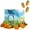 The Dreidel Company Easter Carrots Chocolate, Multicolored Foil Wrapped Milk Chocolate in