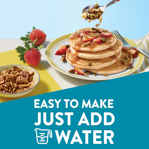 15g 20 oz (Pack 8) Krusteaz Protein Buttermilk Pancake and Waffle Mix, Protein Per Serving, Boxes