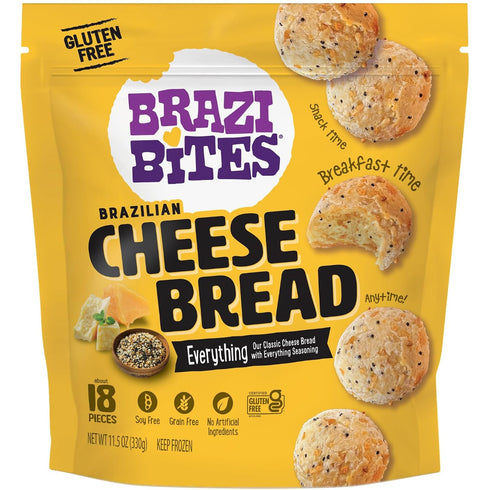 BRAZI BITES Everything Brazillian Cheese Bread, 11.5 OZ