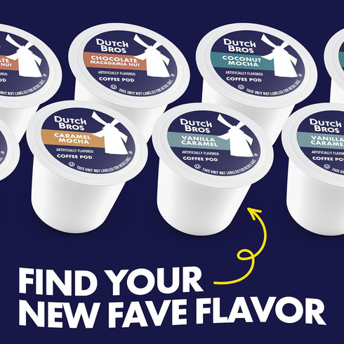 60 Count, Dutch Bros OG Medium Roast, Medium Roast, Single Serve Coffee Pods for Keurig K-Cup Brewers