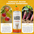 Immune 12 Pack Llama Mama Clementine Organic Sparkling Prebiotic Soda Gut & Support High Vitamin C, Antioxidants NO