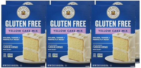 22 Oz, 1.38 Lb (Pack 6) King Arthur Flour Gluten-Free Yellow Cake Mix