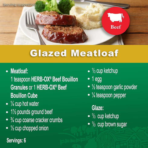 Herb-ox 25 3.25 oz (Pack 125) Beef Bouillon Cubes, Beef Stock Seasoning, Ct