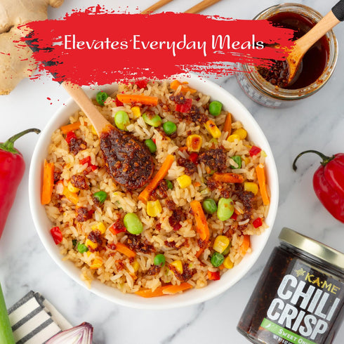 KA-ME Sweet Onion Chili Crisp - Authentic Spicy Sauce
