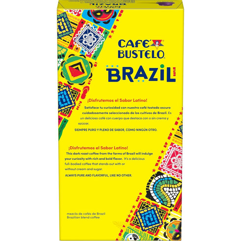 11, 40 Count Caf Bustelo Aluminum Espresso Capsules, Brazil Blend, Nespresso Original Line Compatible, Intensity
