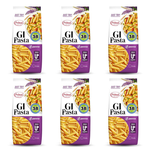 GI Pasta Penne, 6-Pack (52.8 oz Total) | Low Glycemic, Premium Italian-Style