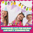 60 90s 4YoreElves Fruit Shaped Fizzy Candy Powder, With Hanging Hole Caps for Decorative Stringing, Great for Hanging