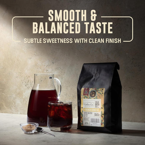 Inspired Coffee Co 2lb French Vanilla - Flavored Cold Brew Coffee Grounds