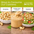 (1 LB.) Dry Roasted Cashews Himalayan Salted - Baked in Small Batches for Added Freshness - Oven Roasted to Perfection