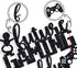 Ferburitar Future Gaming Buddy Cake Topper, Video Games Newborn Baby Announcement Sign for Boy and Girl, Baby