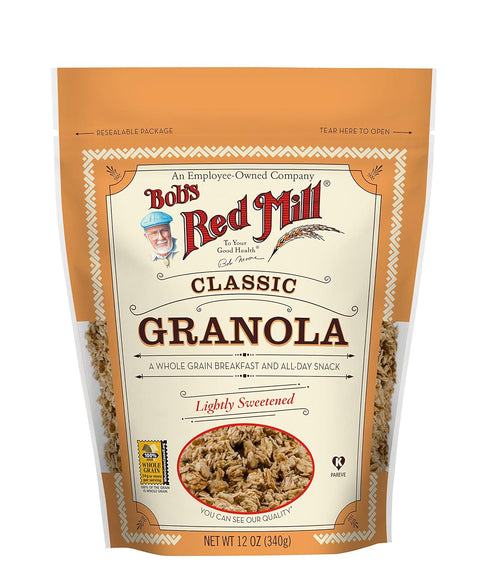 Bob's Red Mill Natural Whole Grain Granola, 12-ounce