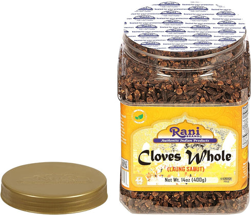 Rani Cloves Whole (Laung) 14oz (400g), Great for Food, Tea, Pomander Balls, Hand Selected, All Natural, Kosher, Vegan