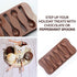 Set Chocolate Spoon Silicone Molds for Chocolate & Peppermint Candy Perfect for Cocoa Bombs and Hot Chocolate Bombs