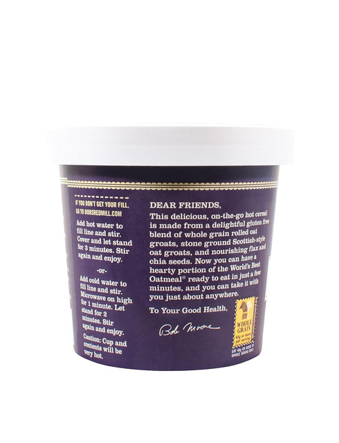 2.5 (Pack 12) Bobs Red Mill Blueberry Hazelnut Oatmeal Cup, Ounce