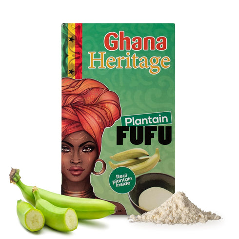Ghana Heritage Plantain Fufu Flour - Versatile Fufu Mix for Traditional Swallow