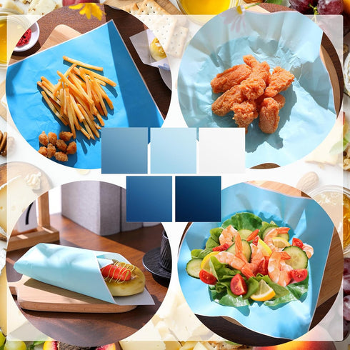 Havawish 400 12x12 Inch Sheets Wax Paper Dry Waxed Deli Paper for Wrapping Greaseproof Sandwich Wrap Food Basket