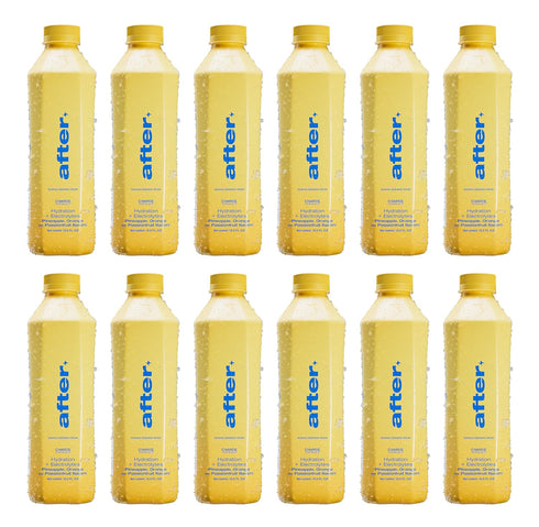 AFTER Electrolyte Drink, Orange Pineapple Passionfruit Flavor, Electrolytes Hydration Drink, 12 Pack,