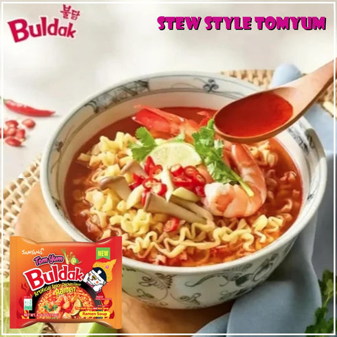 (5 5 Pack) Samyang Buldak Chicken Stir Fried Ramen Korean Ramen Flavor Combo