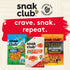 2.5 oz 6 Pack Snak Club Honey Cashews, Honey Glazed Nuts, Kosher Snack, Bags
