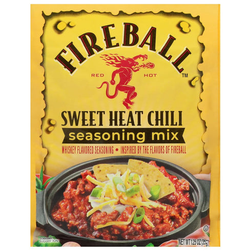 Fireball Sweet Heat Chili Seasoning Mix, 1.25 oz (Pack of 12)
