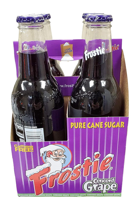 12 12) Frostie Soda ounce Glass Bottles (Grape