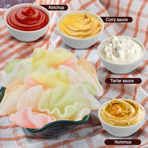 6.35oz Yip Choice Authentic Uncooked Colourful Prawn Crackers Shrimp Chips Uncooked, No MSG Added Snacks and Party
