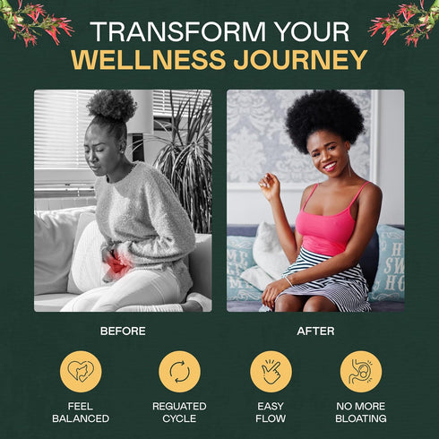 RICH SOL FOODS 44g St. Johns Bush Hormone Balance tea for Women, Menstrual Cramp Relief, PCOS and Fibroid Support