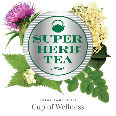 The Republic of Tea Organic Milk Thistle SuperHerb Tea Tin, 36 Herbal Tea Bags, Naturally Caffeine-Free