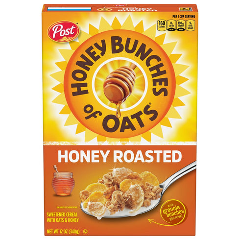 Honey Bunches of Oats Honey Roasted Breakfast Cereal with Oats and Granola