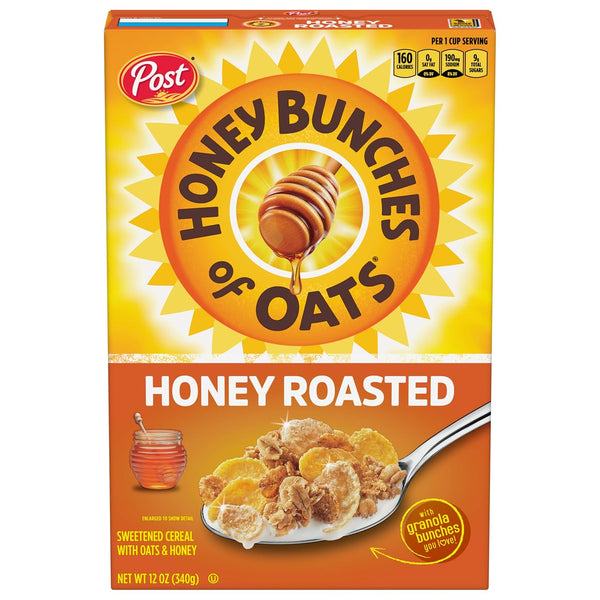 Honey Bunches of Oats Honey Roasted Breakfast Cereal with Oats and Granola
