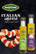Pack (8.5 oz Pack 4) Mantova Organic Flavored Extra Virgin Olive Oil Variety Garlic, Basil, Chili, and Lemon Bottles