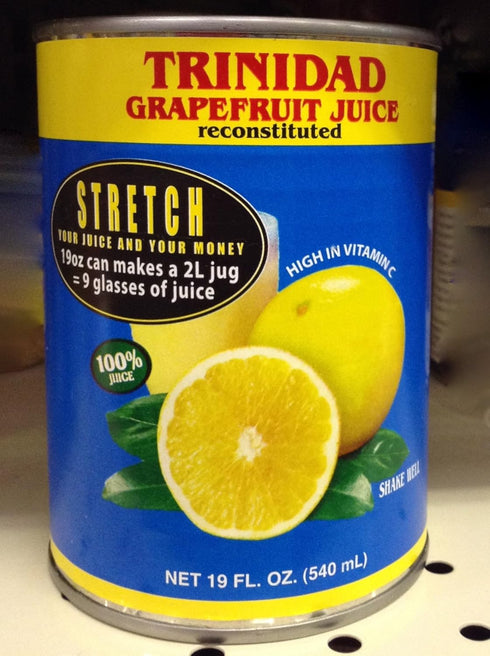 Trinidad Grapefruit Juice -reconstituted 19 0z. (6 pack)