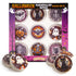Halloween Marshmallow Toppers, Perfect Hot Cocoa Toppings or Dessert Decorating Candy, Assorted