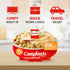 10 oz. (6 Pack) HORMEL COMPLEATS Turkey & Dressing Microwave Tray
