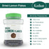 Kashan Dried Lemon Flakes, Limoo Omani, 8oz (226g) - Great for Cooking, Food & Tea Flavoring, Aromatic Seasoning