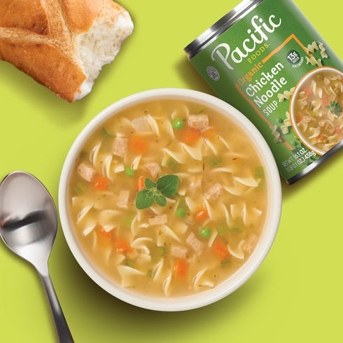 16.1 Pacific Foods, Soup Chicken Noodle Organic, Ounce