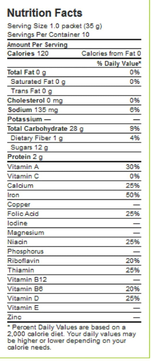 Cream of Wheat 10 Count, 12.3oz (Pack 3) , Bananas & Cream, Instant Hot Cereal, Box