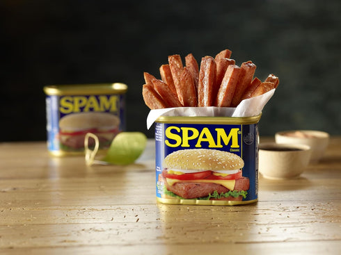 12 oz (12 Pack) SPAM Classic, SPAM Canned Meat, Can