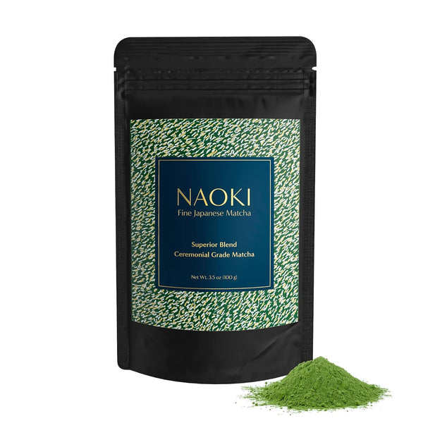 Naoki Matcha Superior Ceremonial Blend Authentic Japanese First Harvest Ceremonial Grade Matcha