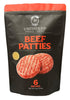 FOREVER FOODS Uncooked Freeze-Dried Beef Patties | 6-Count | Family Pack |