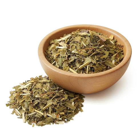 8 NY Spice Shop Feverfew Cut Sifted - Ounce Culinary Herb Ingredient - Tanacetum Parthenium Leaf - Traditional Cooking