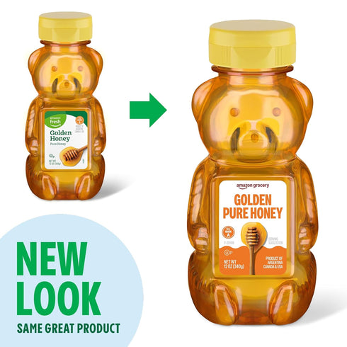12 Oz Amazon Grocery, Golden Pure Honey